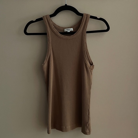 AGOLDE Ribbed Scoop Armhole Tank - Picture 2 of 5